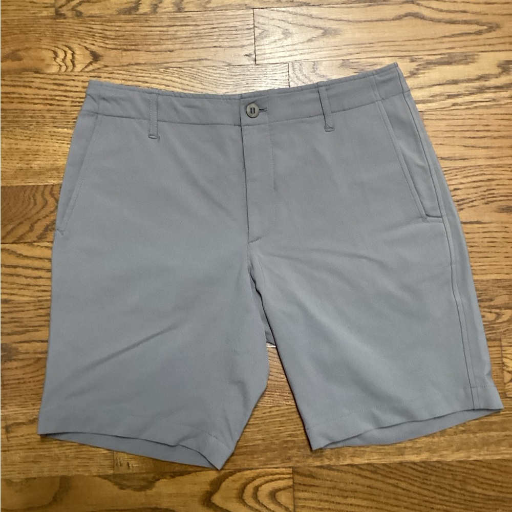 Outlier Gray OG Freeway shorts with 32” waist. 9” inseam